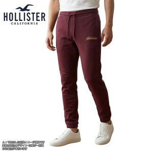 �y���s�A���i�z�z���X�^�[ �����Y �t���[�X �W���K�[ �p���c ( �X�E�F�b�g�p���c ) Hollister Stacked Fleece Joggers (�o�[�K���f�B�[) �y�X�E�F�b�g�p���c �t���[�X �z