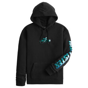 �y���s�A���i�z�z���X�^�[ �����Y �p�[�J�[ ( �v���I�[�o�[ ) Hollister Shine Logo Graphic Hoodie (�u���b�N) �y�p�[�J �t���[�X �z
