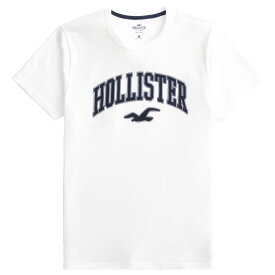 【並行輸入品】【メール便送料無料】ホリスター メンズ Tシャツ ( 半袖 ) Hollister Varsity Logo Graphic Tee (ホワイト) 【tシャツ tシャツ 】