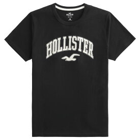 【並行輸入品】【メール便送料無料】ホリスター メンズ Tシャツ ( 半袖 ) Hollister Varsity Logo Graphic Tee (ブラック) 【tシャツ tシャツ 】