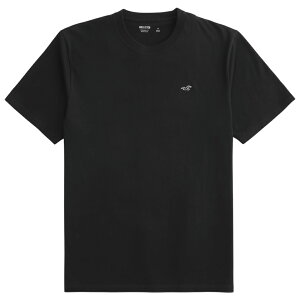 �y���s�A���i�z�y���[���֑��������z�z���X�^�[ �����Y T�V���c ( ����y�ʃ^�C�v ) Hollister Classic Fit Icon Crew T-Shirt (�u���b�N) �yt�V���c t�V���c �z