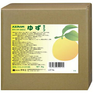 業務用入浴剤 伊吹正 バスフレンド 5kg ゆず 入浴剤 香り 疲労回復 神経痛 リウマチ 肩こり 腰痛 冷え症 痔 荒れ性 しもやけ あせも ひび あかぎれ 介護施設 宿泊施設 入浴施設