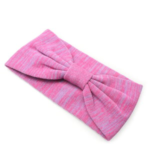 ジャージ素材のびのびターバンカチューム 2色ミックス引き揃え ピンク A102-46 エスニック 幅広 お風呂 ヘアバンド レディース