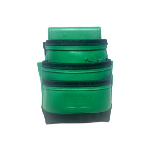 KNICKS ニックス KNB-301DD 総ヌメ革使用3段腰袋 緑染