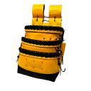 KNICKS ニックス　KNB301DDX　　黄色染め　黄色革紐3段W巻き　サイド黒革紐補強