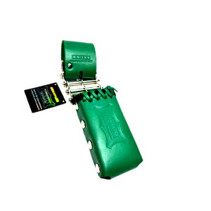 KNICKS ニックス KNS-100LDX3 緑染バリ巻き緑革紐W巻き チェーンタイプ鳶レベルホルダー