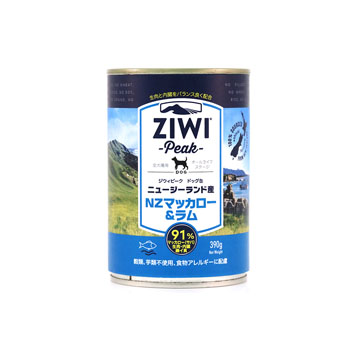 ZiwiPeak 商舗 ジウィピーク NZマッカローラム缶 390gx12缶+ジーランディアラム185g缶 最新 缶 フィッシュオイルが豊富な天然マッカロー サバ