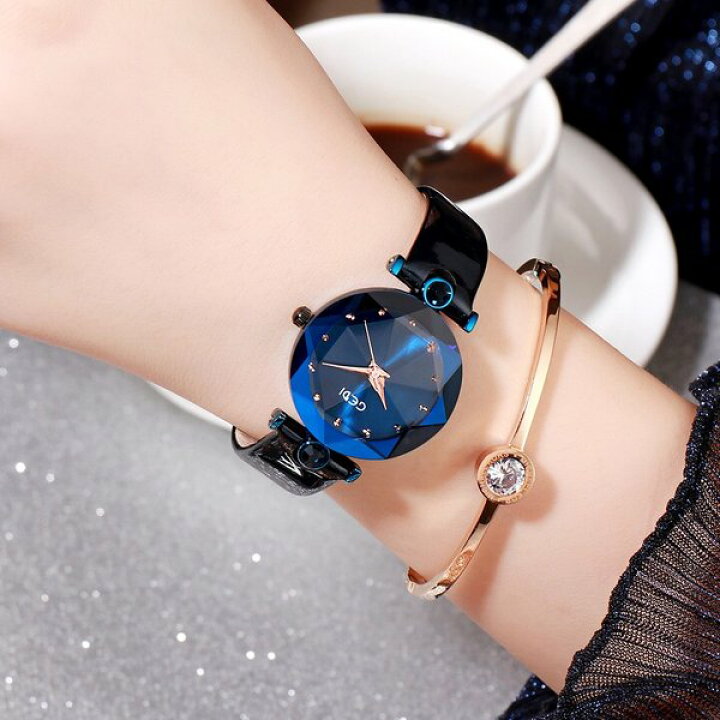 楽天市場 腕時計 防水 大ヒット中 Gedi 海外人気ブランド レディース ウォッチ 女性 誕生日 プレゼント 可愛い オシャレ 7色選ぶ ヘルツ