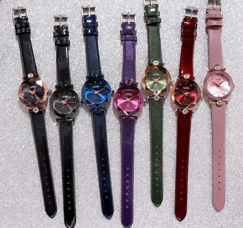 大ヒット中 GEDI 海外人気ブランド レディース 腕時計 ウォッチ 防水 誕生日 正規認証品 新規格 可愛い 7色選ぶ オシャレ 女性 返品不可 プレゼント