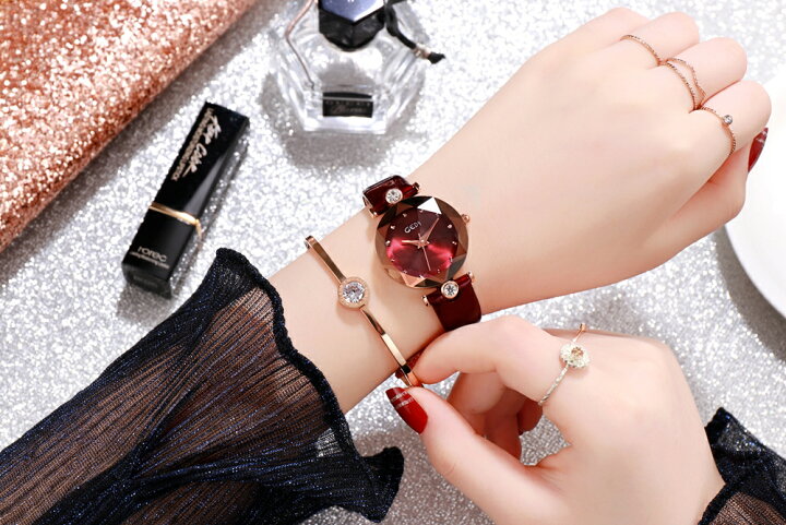 楽天市場 腕時計 防水 大ヒット中 Gedi 海外人気ブランド レディース ウォッチ 女性 誕生日 プレゼント 可愛い オシャレ 7色選ぶ ヘルツ