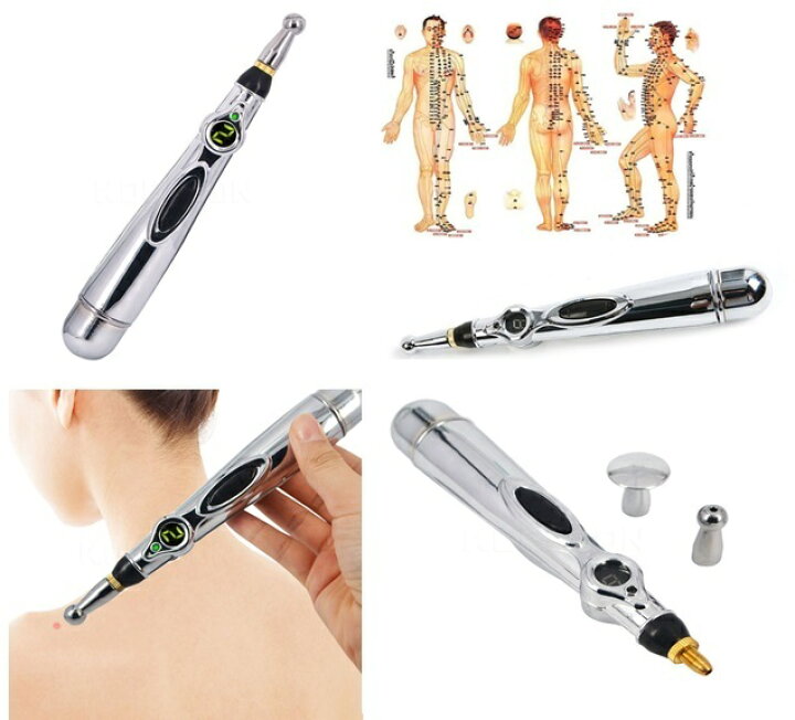 楽天市場】【SALE】新品携帯用 マッサージペン型電気鍼 9段階の強さ 