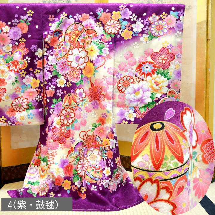 楽天市場】【4/5-4/10セール限定価格】 お宮参り 着物 女の子 正絹 産 