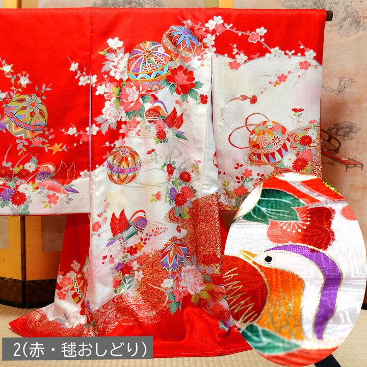 楽天市場】お宮参り 着物 女の子 正絹 産着 長襦袢付 日本製 販売 祝着 