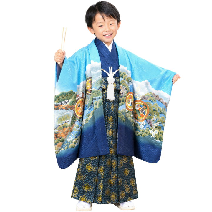 楽天市場】【レンタル】 七五三 着物 男の子 袴 3歳 13点 セット 三歳 