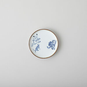 【P10倍】【波佐見焼】 BARBAR 鳥獣戯画 5寸皿 14.5cm ギフト ラッピング プレゼント