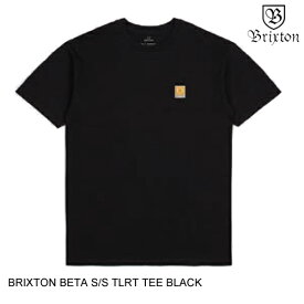 BRIXTON ブリクストン BETA S/S TLRT TEE BLACK M-XL 半袖Tシャツ 日本代理店正規品 セ