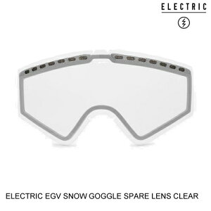 ELECTRIC GNgbNS[O WptBbg EGV SNOW GOGGLE SPARE LENS CLEAR Xm[{[h S[O XyAY {㗝XKi 60