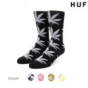 HUF ハフ PLANTLIFE SOCKS 5色 スケート・メンズ・靴下・ソックス 人気上昇中！ビビットカラー 日本代理店正規品