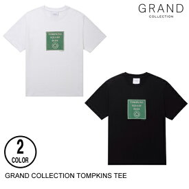 GRAND COLLECTION グランドコレクション TOMPKINS TEE 2色 M-L 半袖Tシャツ セ