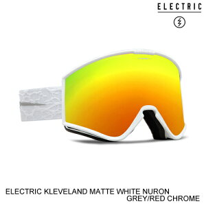 ELECTRIC GNgbNS[O WptBbg KLEVELAND MATTE WHITE NURON GREY/RED CHROME Xm[{[h S[O {K̔㗝XKi