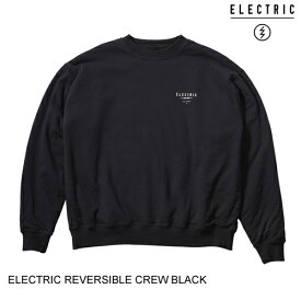 ELECTRIC エレクトリック REVERSIBLE CREW BLACK クルーネック 日本代理店正規品