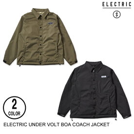 ELECTRIC エレクトリック UNDER VOLT BOA COACH JACKET 2色 L-XL コーチジャケット 日本代理店 セ