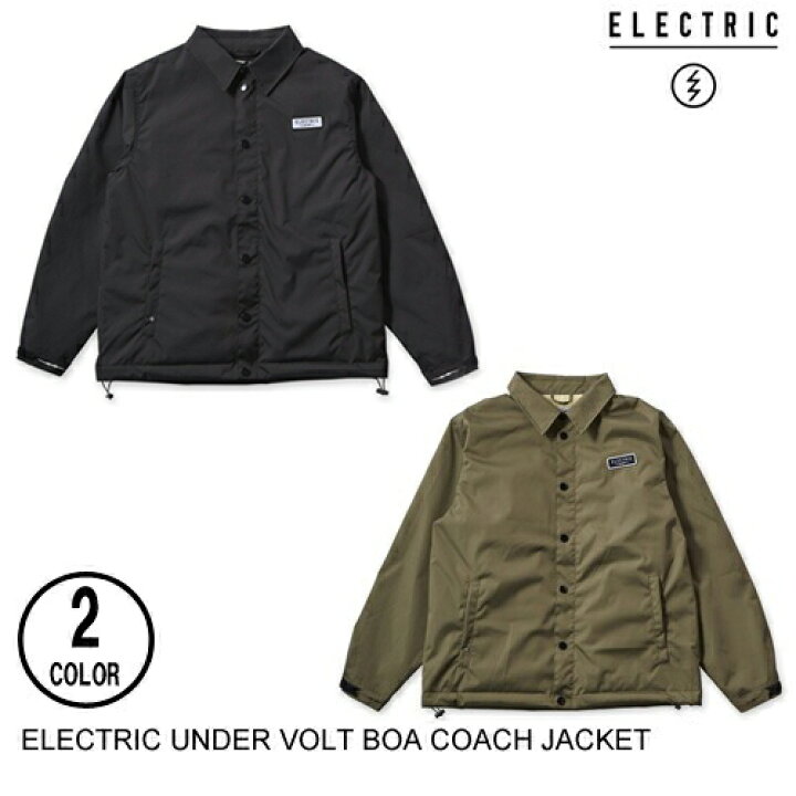 楽天市場】ELECTRIC エレクトリック UNDER VOLT BOA COACH JACKET 2色  