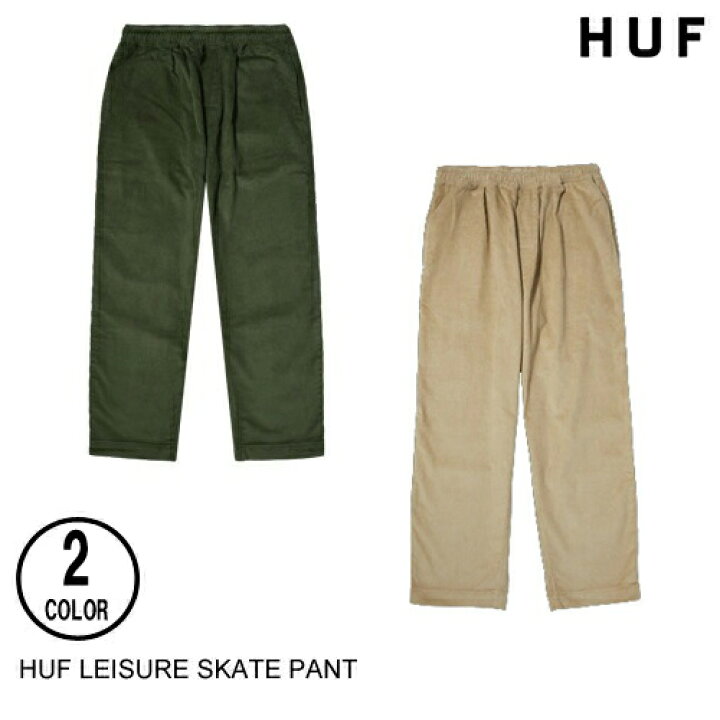 楽天市場】HUFハフ LEISURE SKATE PANT 2色 M-L スケートパンツ 日本 