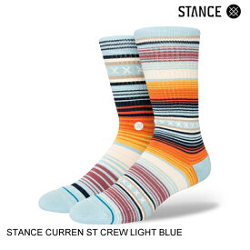 STANCE スタンス CURREN ST CREW LIGHT BLUE スケート・メンズ・靴下・ソックス セ