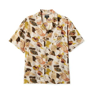 BRIXTON �u���N�X�g�� BUNKER RESERVE S/S SHIRT MULTI COLOR SHELL M-XL �����V���c ���{�㗝�X���K�i �Z