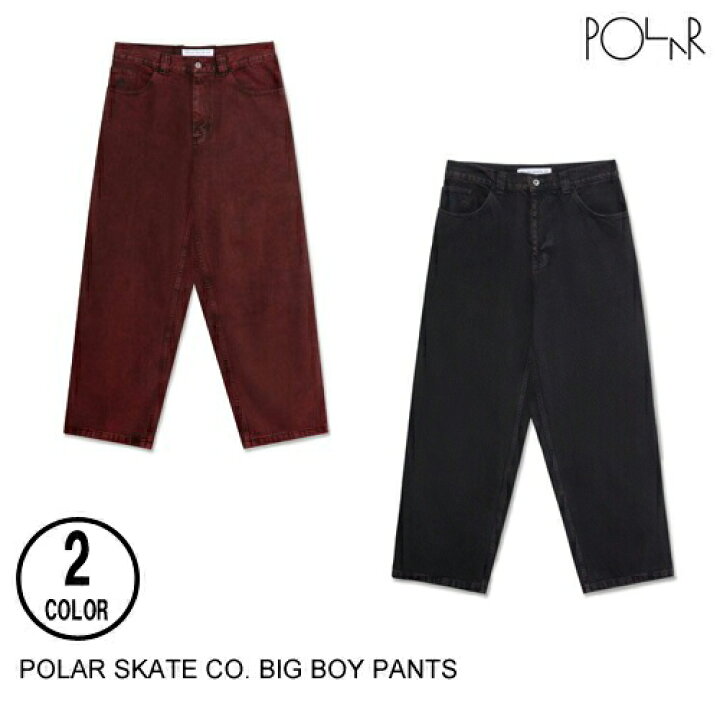 楽天市場】POLAR SKATE CO. ポーラー BIG BOY JEANS 2色 M-XL デニム 