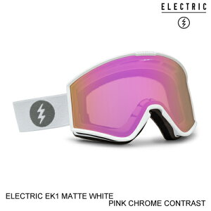 ELECTRIC GNgbNS[O WptBbg EK1 MATTE WHITE PINK CHROME CONTRAST Xm[{[h S[O {㗝XKi Z