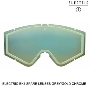 ELECTRIC GNgbNS[O WptBbg EK1 SPARE LENSES GREY/GOLD CHROME Xm[{[h S[O XyAY {㗝XKi Z