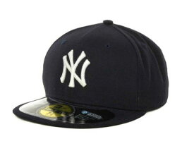 [ MLB公式 キャップ 帽子 ] ニューエラ オーセンティック [ NY ] ニューヨーク ヤンキース ネイビー NEWERA AUTHENTIC NEW YORK YANKEES NAVY 【デッドストック】 【GAME】【現品処分】 [セール除外品]
