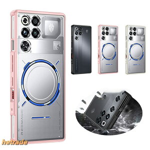 Nubia RedMagic 11 Pro �N���A �P�[�X RedMagic11 Pro+ �J�o�[ TPU&PC �l�����G�A�N�b�V�����\�� �ϏՌ� �Ռ��ɋ��� �l�C �֗� �y��