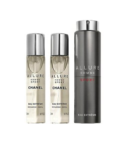 【国内正規品】 CHANEL シャネル アリュール オム スポーツ オー エクストレム オードゥ パルファム トラベル スプレイ 20mL×3/オードパルファム