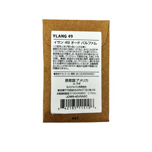 ���K�i LE LABO �� ���{ YLANG 49 �� ���{ ���� �C���� 49 �I�[�h�p���t�@�� ���� eau de parfum ������ �T�C�Y�@���� �~�j�T�C�Y 0.75ml �g�їp