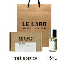 LE LABO �� ���{ THE NOIR 29 �� ���{ �e �m���[�� 29�I�[�h�p���t�@�� ���� eau de parfum 15mL �y����BOX���b�s���O�z �� ���{ ���� �V���b�p�[�t�� �v���[���g �M�t�g