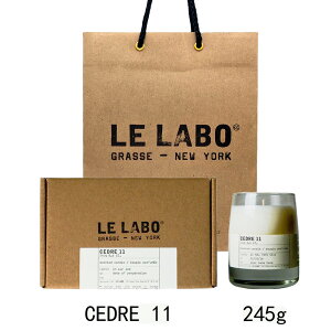 LE LABO �� ���{ �N���V�b�N �L�����h�� CEDRE 11 (�Z�[�h�� 11) 245g �y����BOX���b�s���O�z���܃V���b�p�[�t���@�M�t�g �v���[���g�@�a�����@��̓�