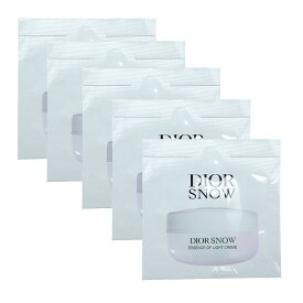 DIOR ディオール スノー エッセンス オブ ライト クリーム 1mL×5枚セット パウチ サンプル ミニサイズ