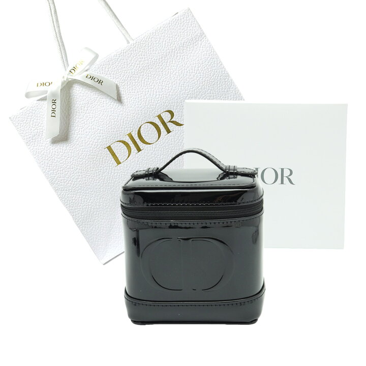 楽天市場】DIOR ディオール オリジナル ポーチ​ 黒のエナメル風 