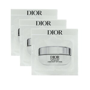お試しサイズ 2025/8/1 発売 正規品 DIOR ディオール カプチュール クレーム 1mlX3枚 携帯用 ミニチュアサイズ