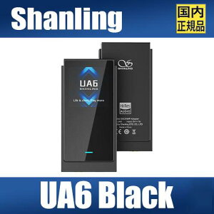 SHANLING UA6 BlackyubNzV |[^u USB DAC CS43131×4 fBXvC 4.4mmoX 3.5mmVOGh USB Type-C 3.5mm SPDIF PCMF32bit / 768kHz DSD512 hOdacAv Q[[h UAC1.0