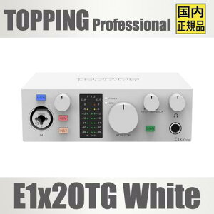 TOPPING E1x2 OTG1in / 2out whiteyzCgzI[fBI~LT[ zM@ DTM MIX y USB Type-C ̘gzM/̂Ă݂ j^[@\/X}[gtH^ubgΉ/PC/}CN/wbhz/M^[