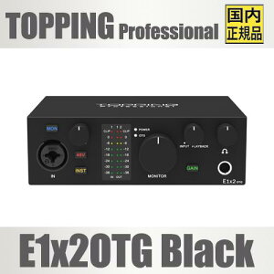 TOPPING E1x2 OTG1in / 2out blackyubNzI[fBI~LT[ zM@ DTM MIX y USB Type-C ̘gzM/̂Ă݂ j^[@\/X}[gtH^ubgΉ/PC/}CN/wbhz/M^[