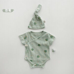 送料無料 ロンパース ベビー服 帽子付き かわいい 赤ちゃん オールインワン 夏 通気 前開き おしゃれ 赤ちゃん 新生児 男の子 女の子 66cm 73cm 80cm 90cm お宮参り 記念撮影 出産祝い お誕生日 プ