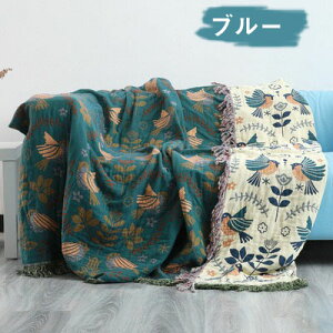 送料無料 ガーゼケット マルチカバー 4重ガーゼケット ソファーカバー 両面使える 150cmX200cm 200cmx230cm 夏掛け 肌掛け 2人掛け 3人掛け ブランケット 掛け毛布 ひざ掛け 冷房対策 部屋飾り シン