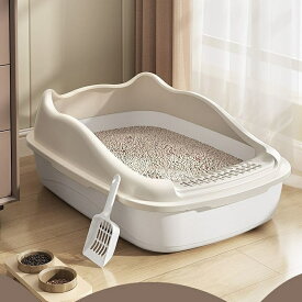 送料無料 猫 トイレ スコップ付き CATトイレット 猫トイレ 四角 猫用トイレ 洗いやすい シンプル リビング ネコトイレ コンパクト ケージ 設置しやすい 子猫 ねこ ネコ キャット 飛び散る 深い 洗える 散らかりにくい ペット セット おしゃれ 高め 大きめ 楽天海外通販