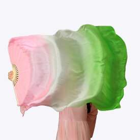 送料無料 シルクファンベール ベリーダンスファンベール 2本 左手用 右手用 1.2M 1.5M 1.8M 扇子 団扇 舞台 小道具 アクセサリー 演出 飾り ファンベール 楽天海外通販