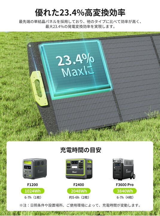 楽天市場】即納 楽天1位3冠獲得！ FOSSiBOT ソーラーパネル 200W 